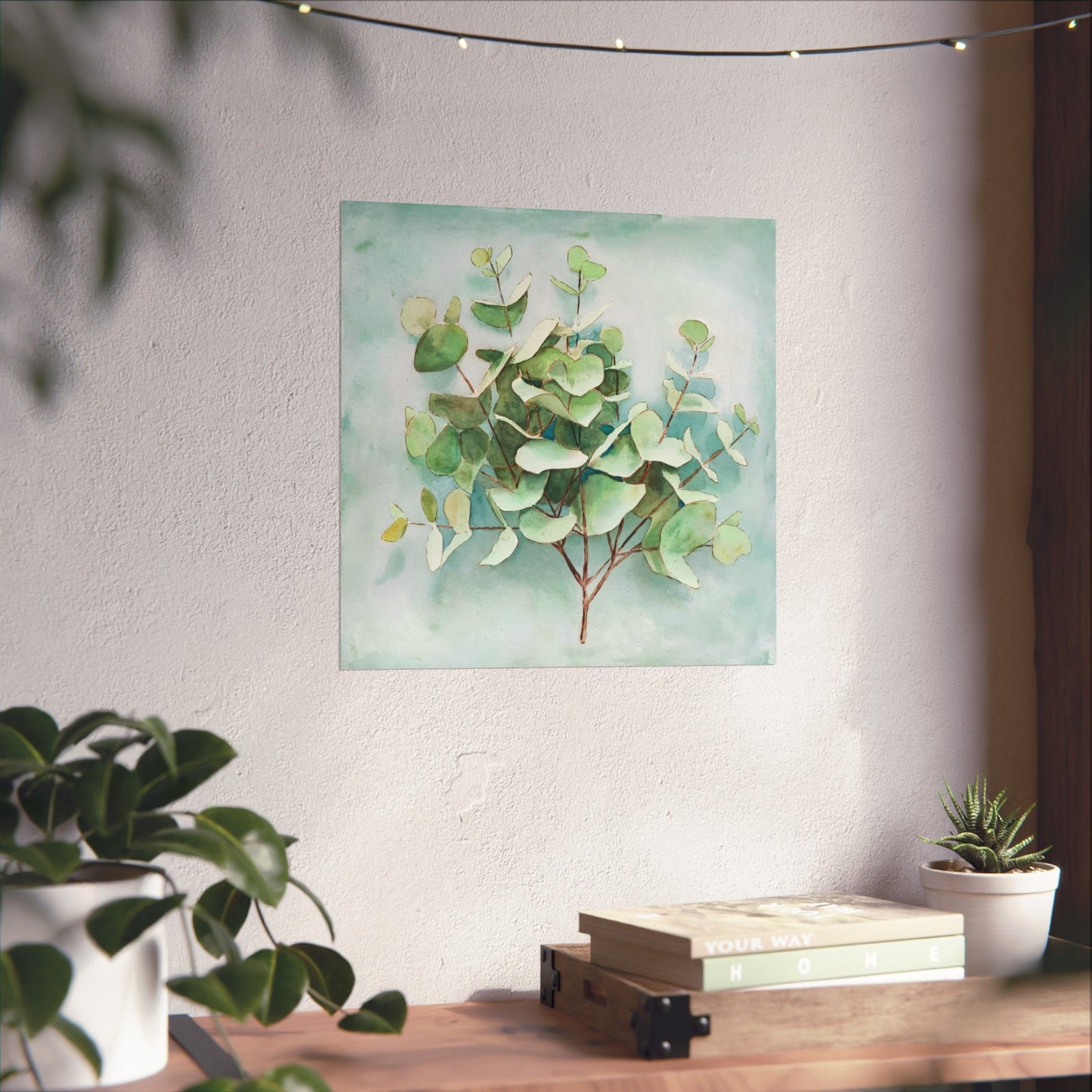 Digital download Eucalyptus Matte Vertical Poster, Botanical Wall Art, Greenery Home Decor, Nature Print, Gift for Plant Lovers