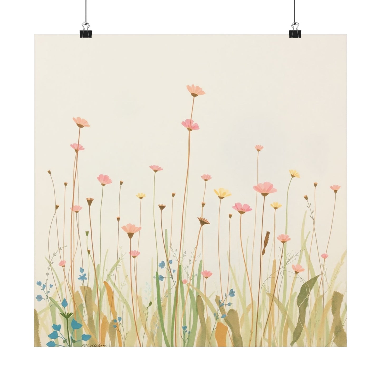 Digital download Floral Wall Art Print, Beautiful Matte Vertical Posters, Home Decor, Spring Decor, Gift for Her, Minimalist Unframed Art