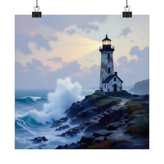 Digital download Coastal Lighthouse Poster