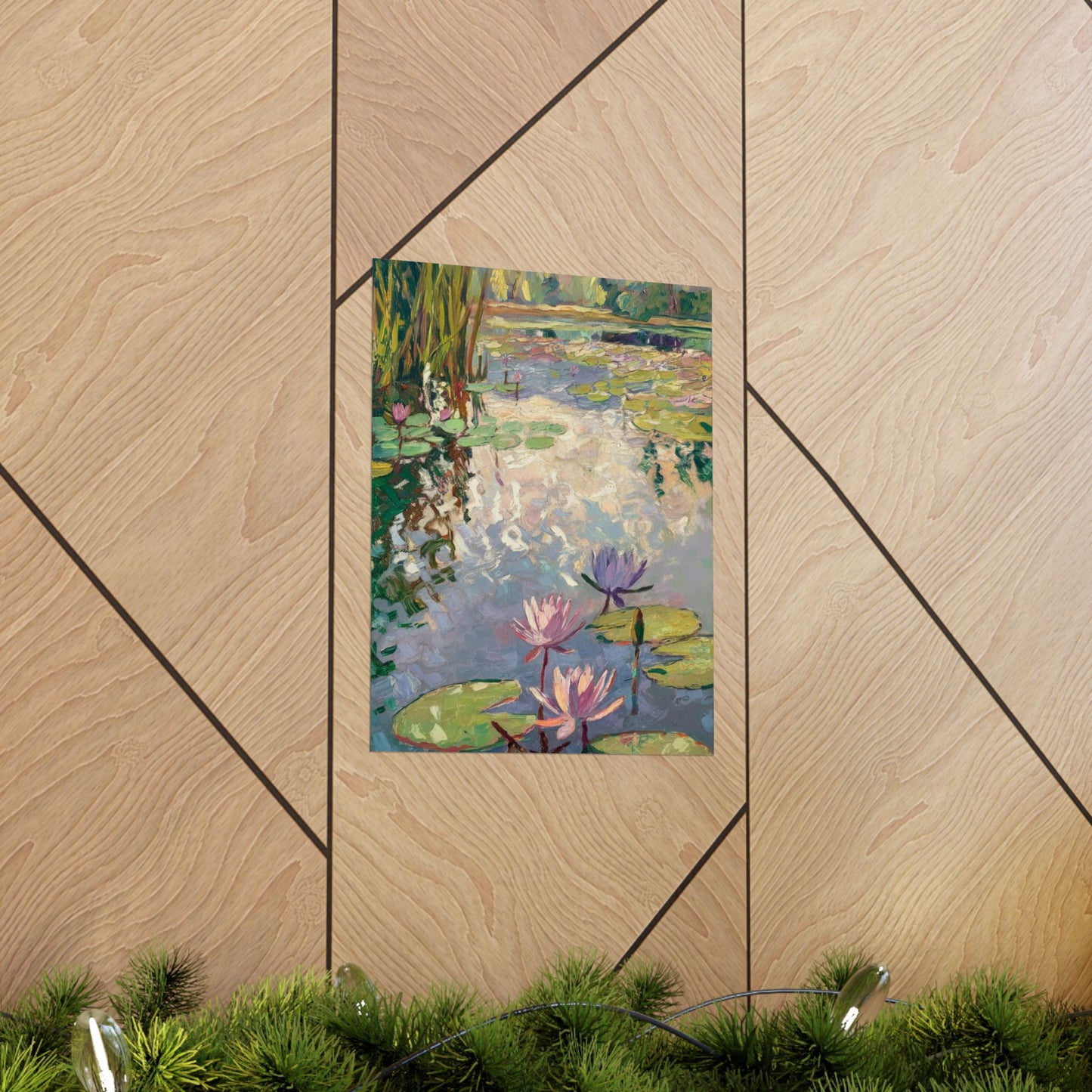 Lámina floral, decoración botánica para pared, elegante detalle para el hogar, inspiración natural, regalo para ella, decoración para amantes del arte, impresionismo