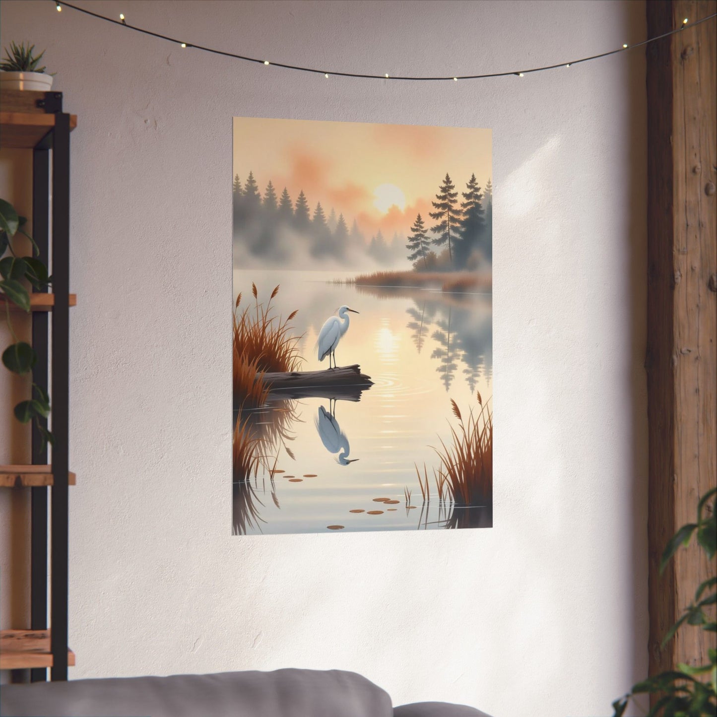 Digital download Posters - Nature-Inspired Tranquil Landscape Art Wall Decor