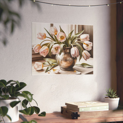 Digital download antique Tulips Poster