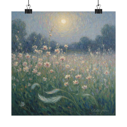 Digital download Impressionism Wildflowers Poster