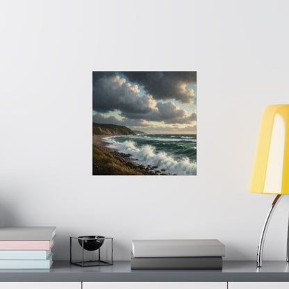Ocean Waves Poster