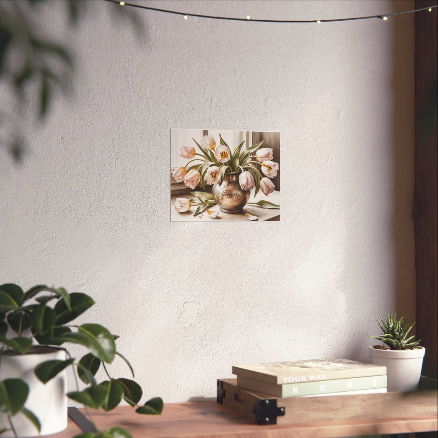 Digital download antique Tulips Poster