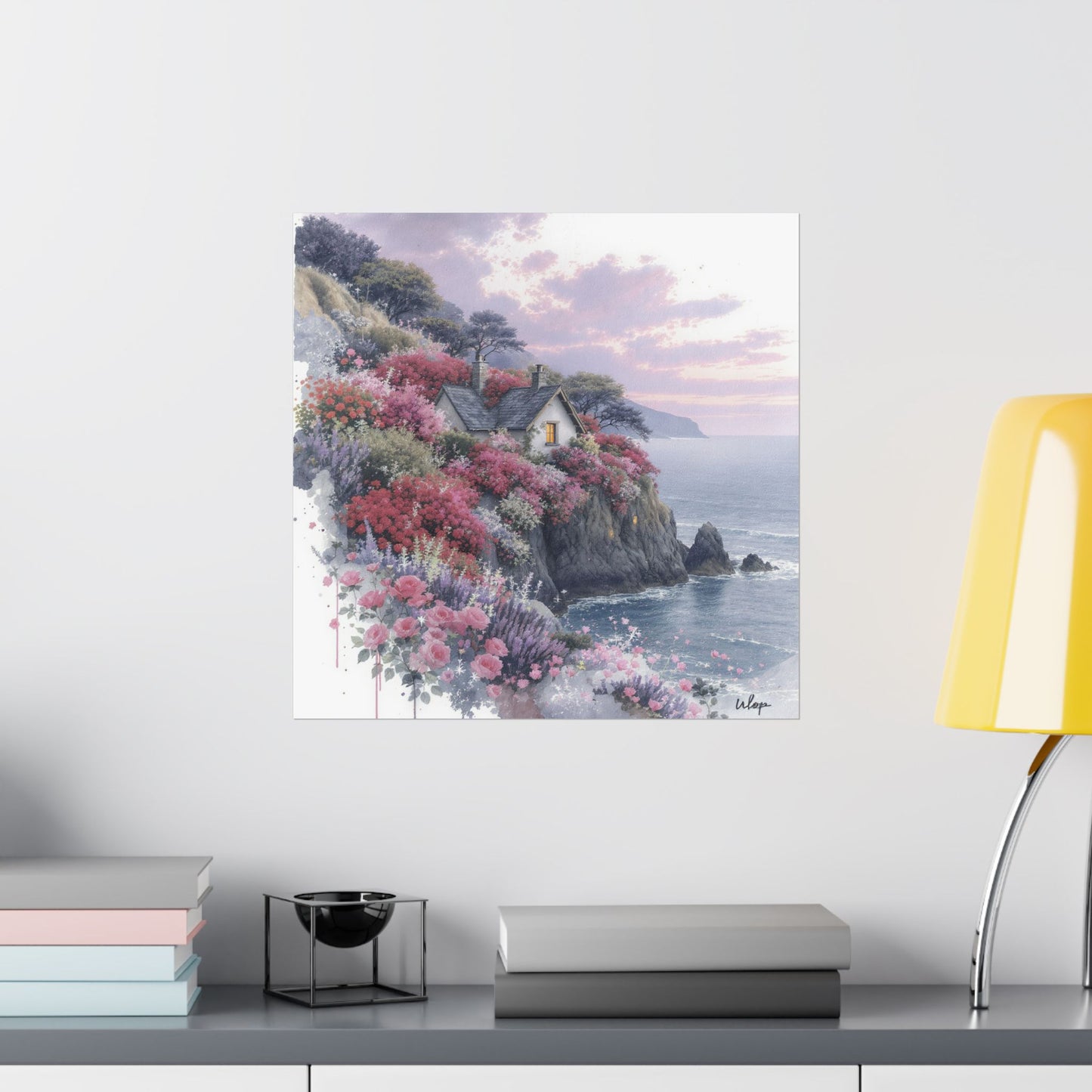 Digital download Coastal House Matte Poster