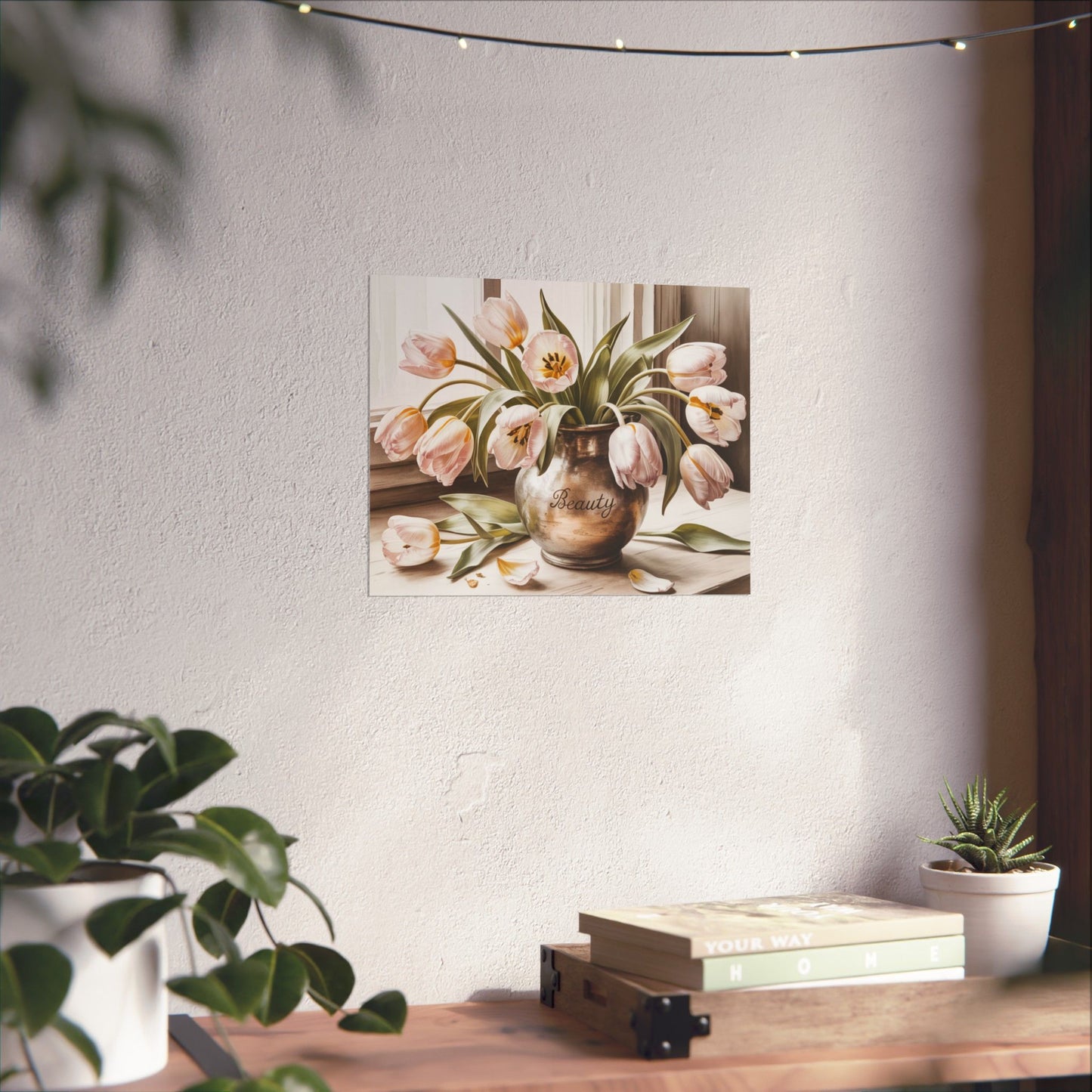 Digital download antique Tulips Poster