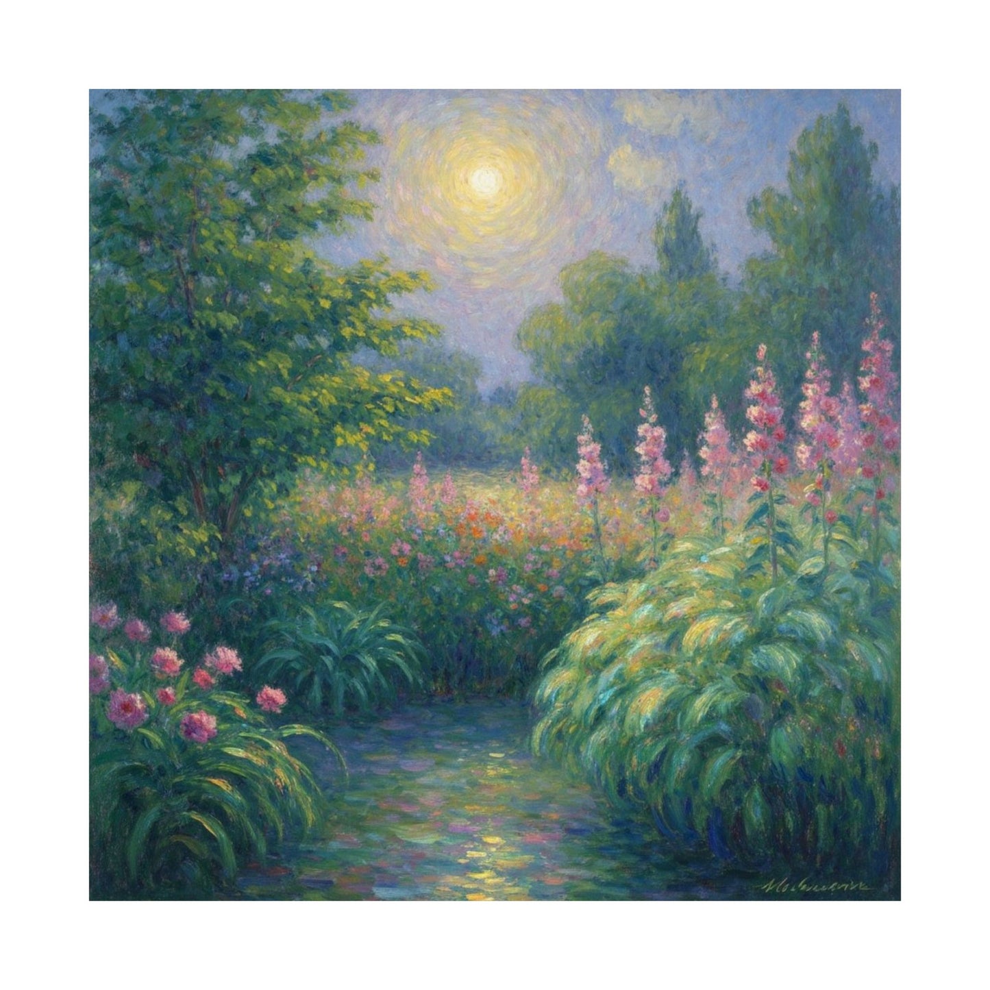 Digital download Impressionism Wildflowers Poster