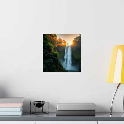 Pósteres mate inspirados en la naturaleza | Arte mural escénico para decoración del hogar, regalo para amantes de la naturaleza, decoración rústica