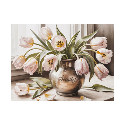 Digital download antique Tulips Poster