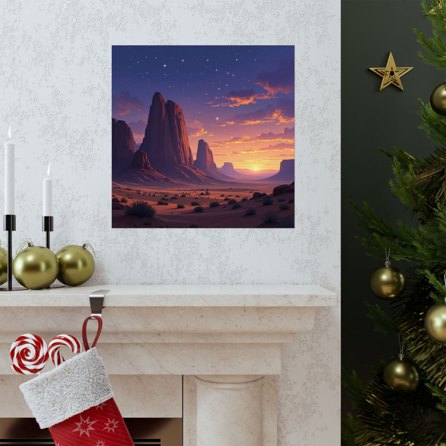 Digital download Poster - Desert Sunset Print