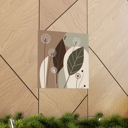 Descarga digital: impresiones artísticas botánicas mate, decoración moderna del hogar, arte mural minimalista, decoración ecológica, regalo para amantes de la naturaleza, arte mural bohemio.