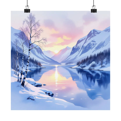 Digital download Posters - Landscape Norwegian Fjords