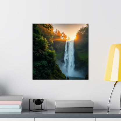 Pósteres mate inspirados en la naturaleza | Arte mural escénico para decoración del hogar, regalo para amantes de la naturaleza, decoración rústica