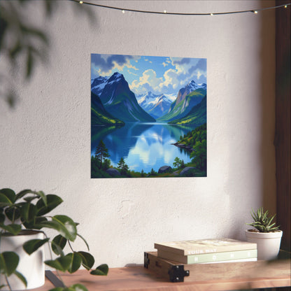 Posters - Landscape Norwegian Fjords