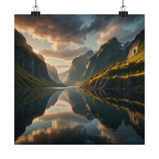 Posters - Landscape Norwegian Fjords