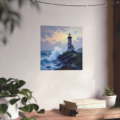 Digital download Coastal Lighthouse Poster