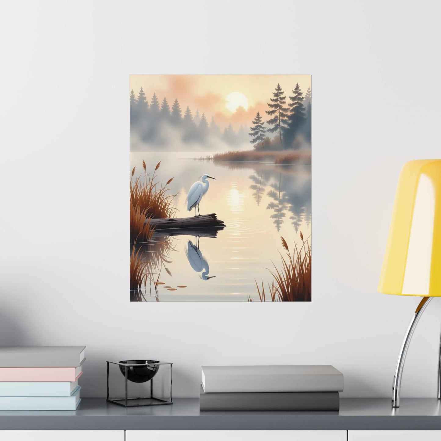 Digital download Posters - Nature-Inspired Tranquil Landscape Art Wall Decor