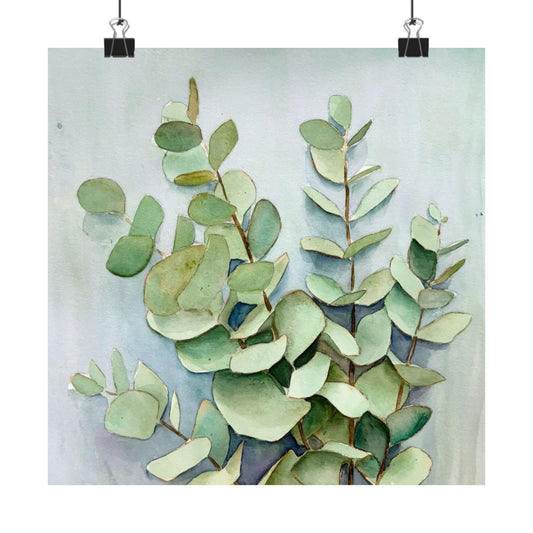 Téléchargement numérique : affiche murale eucalyptus, affiches mates pour la décoration intérieure, décoration inspirée de la nature, art mural moderne, impressions botaniques