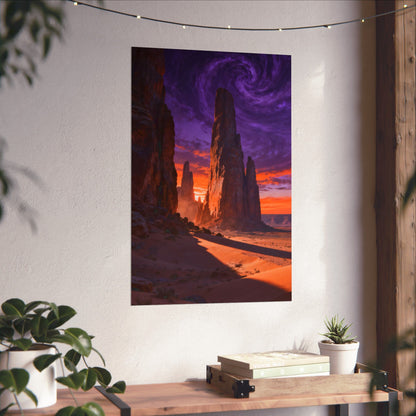 Digital download Poster - Desert Sunset Print