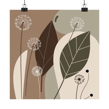 Descarga digital: impresiones artísticas botánicas mate, decoración moderna del hogar, arte mural minimalista, decoración ecológica, regalo para amantes de la naturaleza, arte mural bohemio.