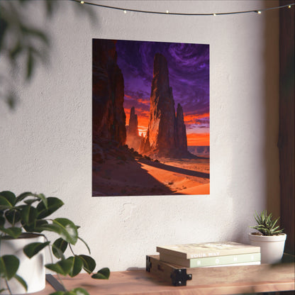 Digital download Poster - Desert Sunset Print