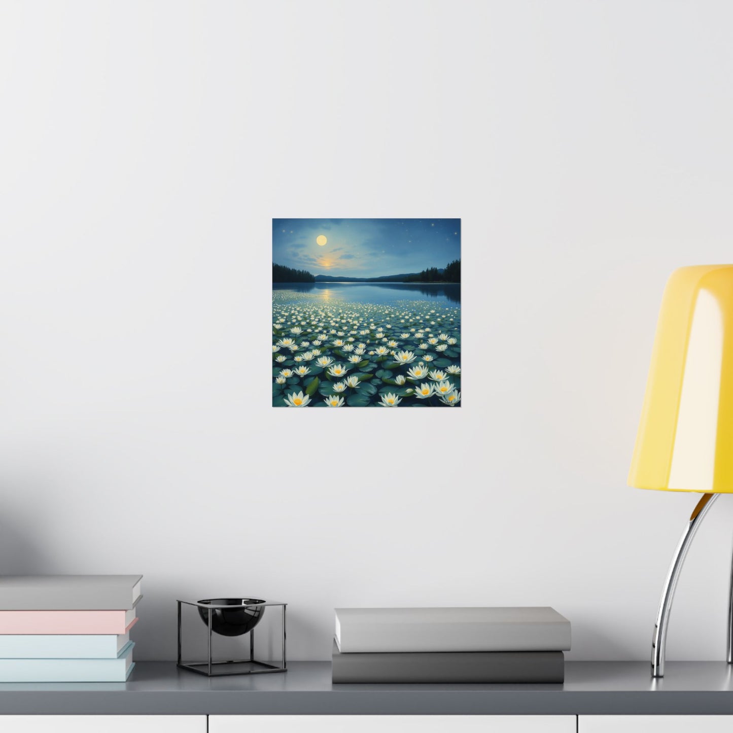 Póster de naturaleza serena, decoración del hogar, arte mural relajante, regalo para amantes de la naturaleza, decoración para espacios de meditación, impresiones de paisajes florales