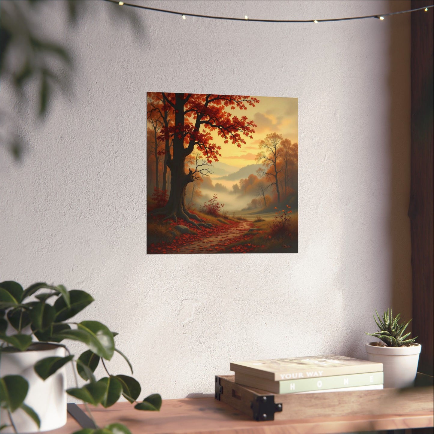 Digital download Posters - Autumn Landscape Matte Fall Decor