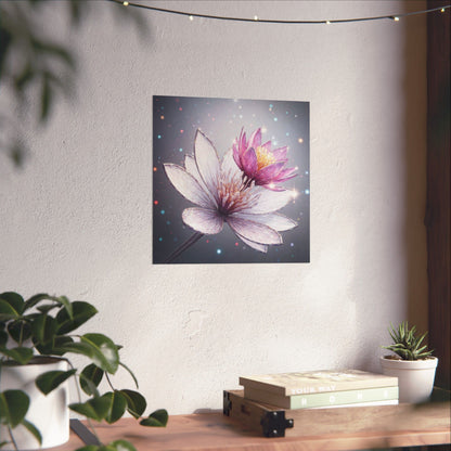 Poster - Ethereal Flowers Design