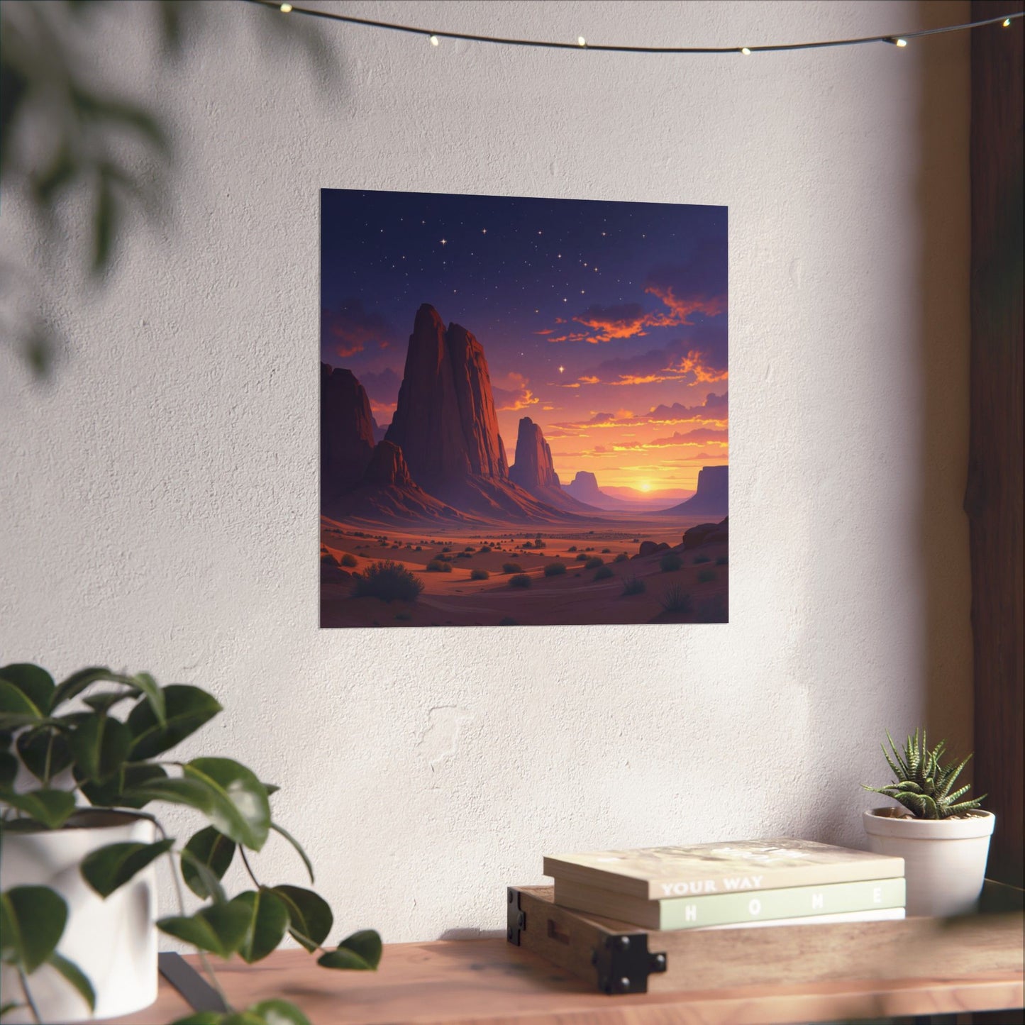 Digital download Poster - Desert Sunset Print