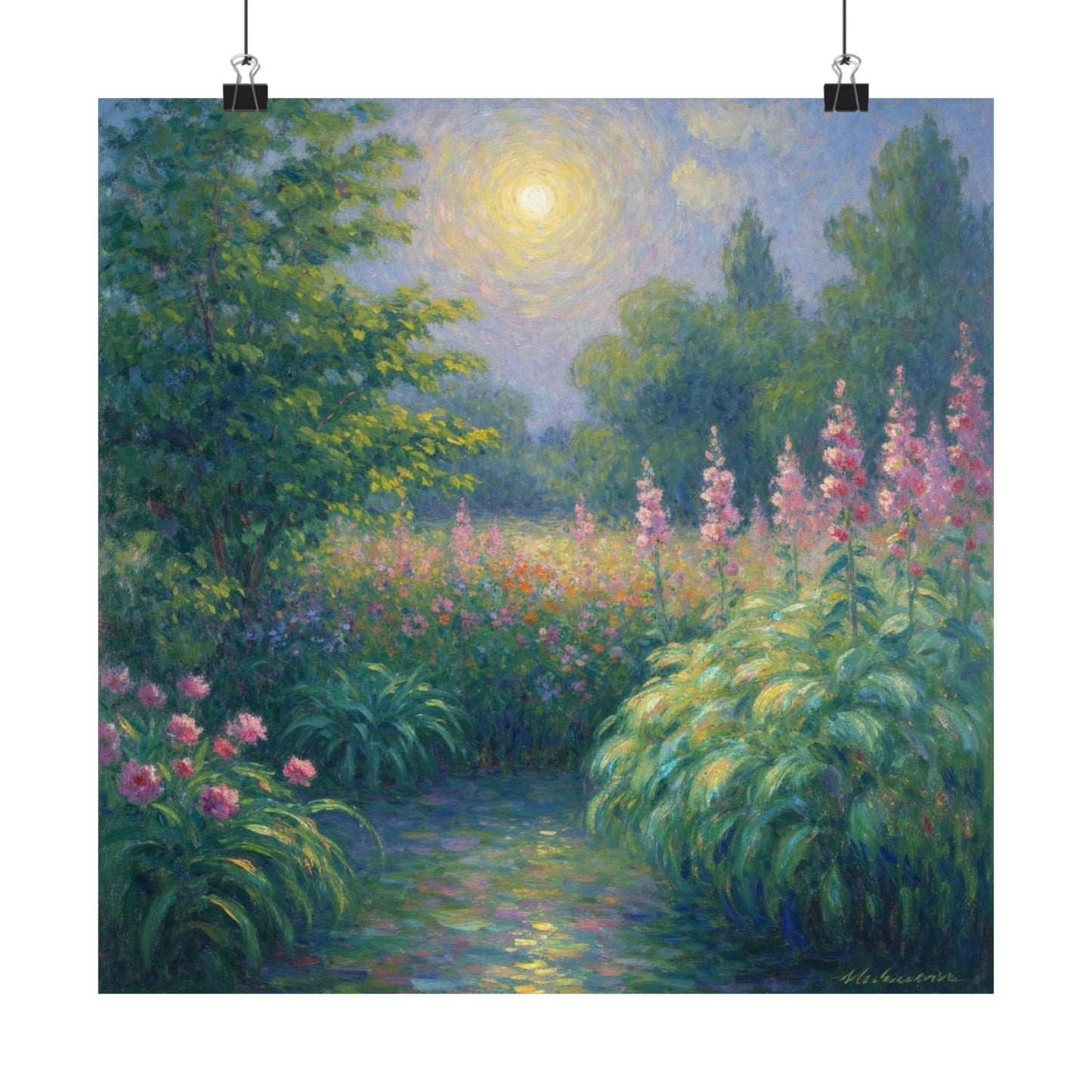 Digital download Impressionism Wildflowers Poster