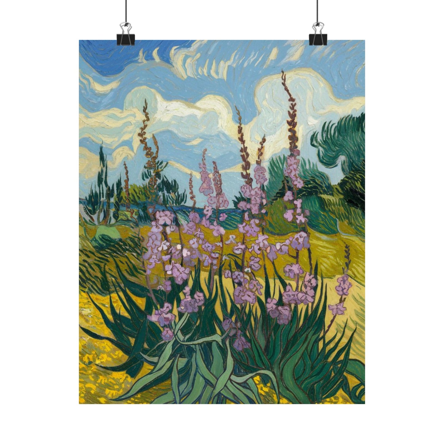 Impression d'art floral, décoration murale botanique, décoration d'intérieur élégante, inspiration nature, cadeau pour elle, décoration pour amateurs d'art, impressionnisme