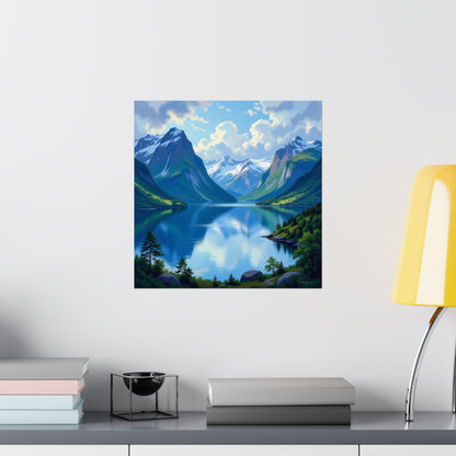Posters - Landscape Norwegian Fjords