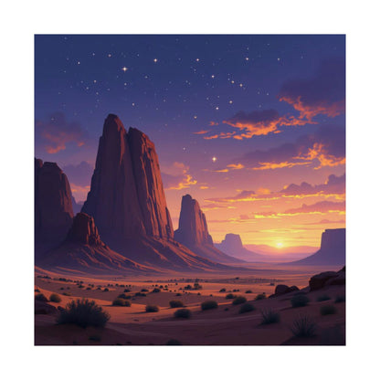 Digital download Poster - Desert Sunset Print