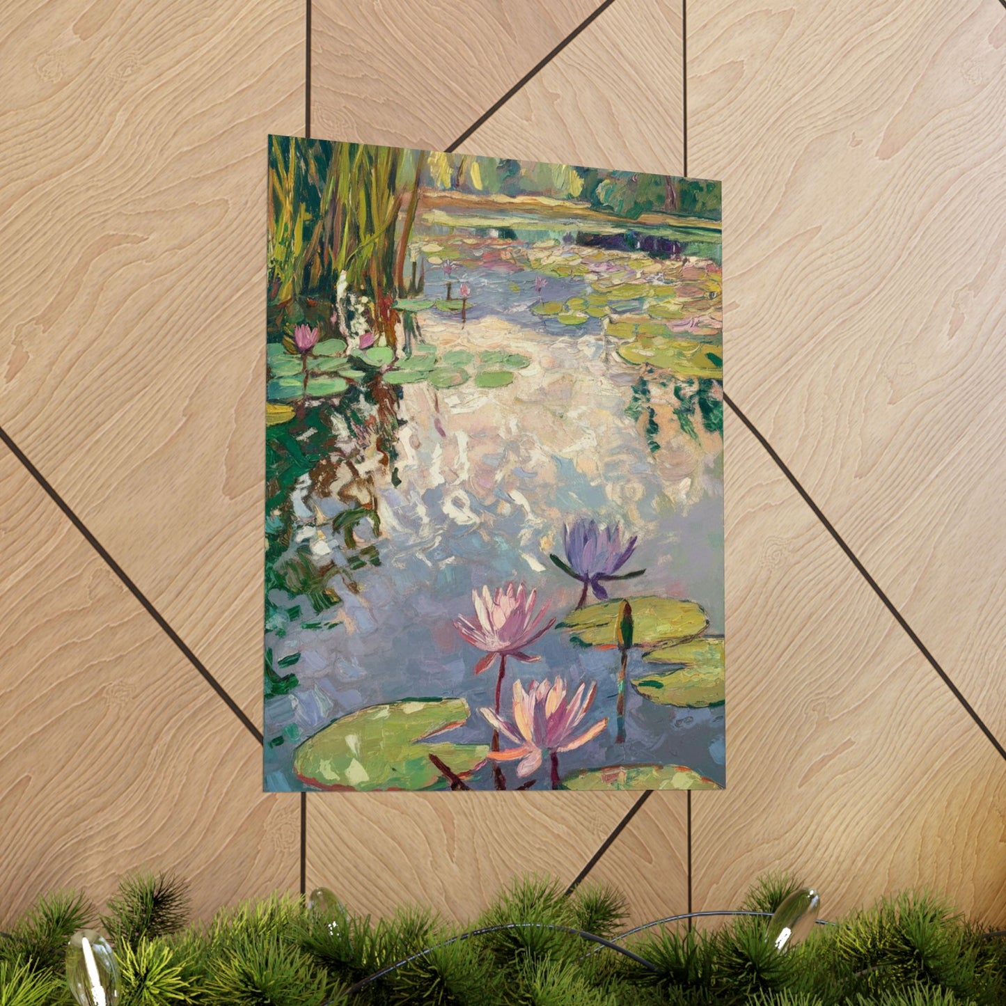 Lámina floral, decoración botánica para pared, elegante detalle para el hogar, inspiración natural, regalo para ella, decoración para amantes del arte, impresionismo