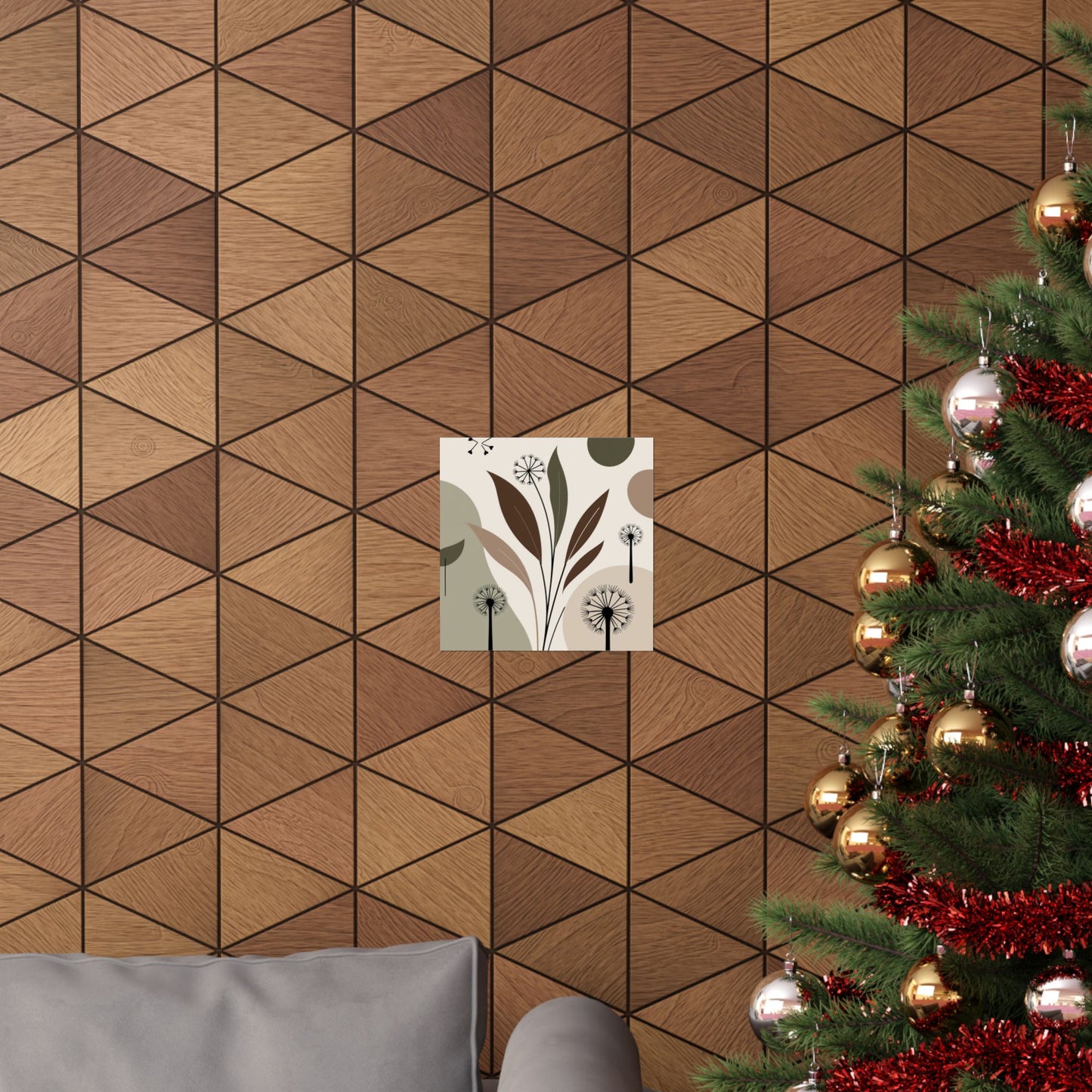 Póster mate, decoración de pared, ambiente natural, diseño de interiores modernos, estética bohemia, arte de pared bohemia, regalo para amantes de las plantas.