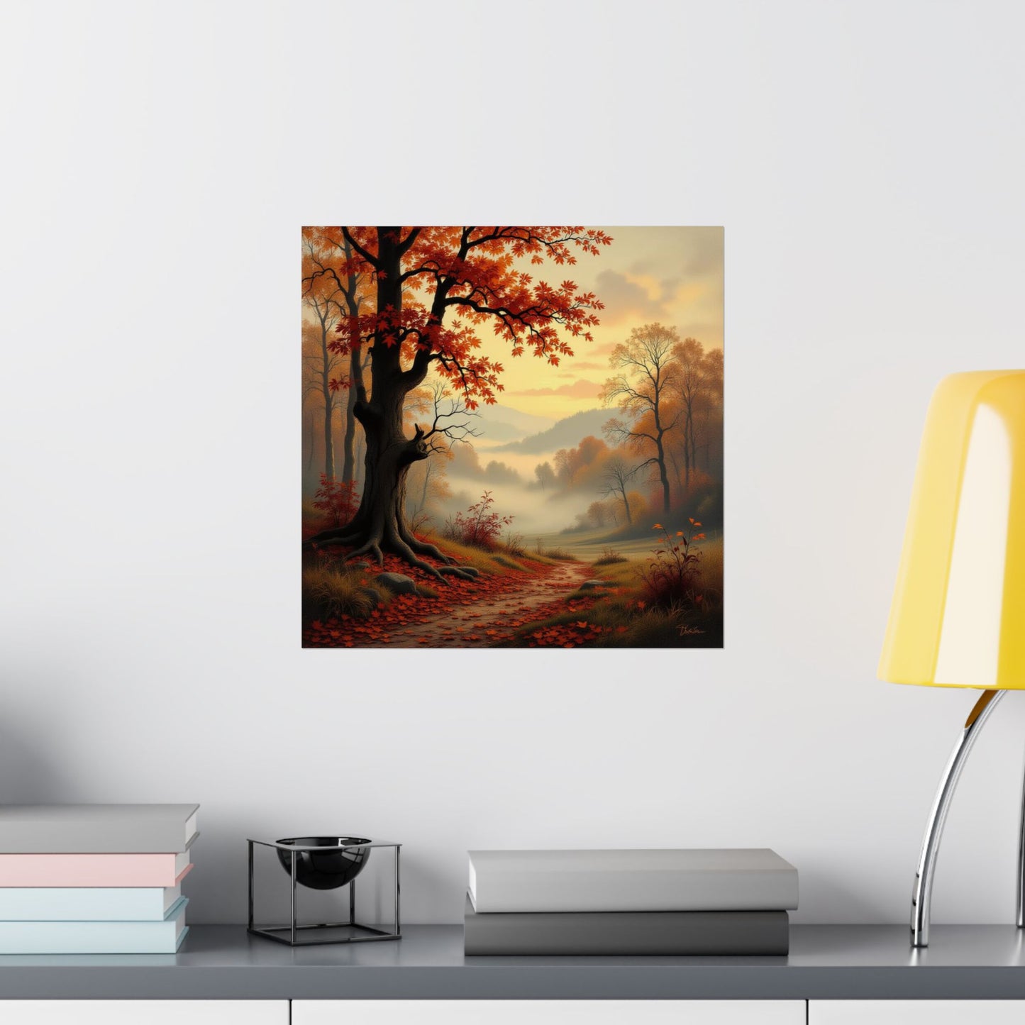 Digital download Posters - Autumn Landscape Matte Fall Decor