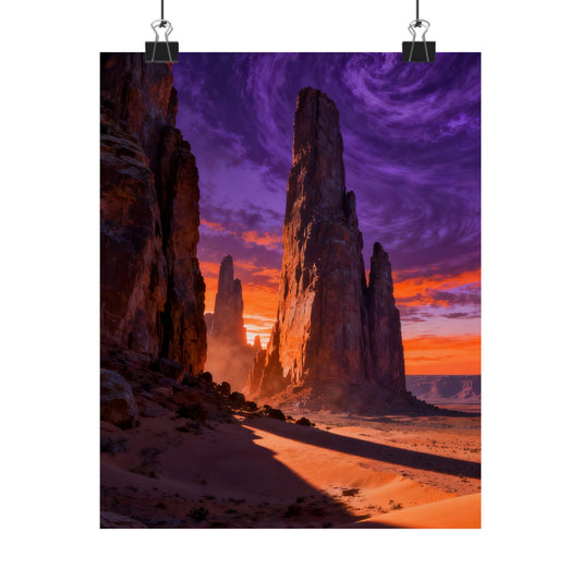 Digital download Poster - Desert Sunset Print