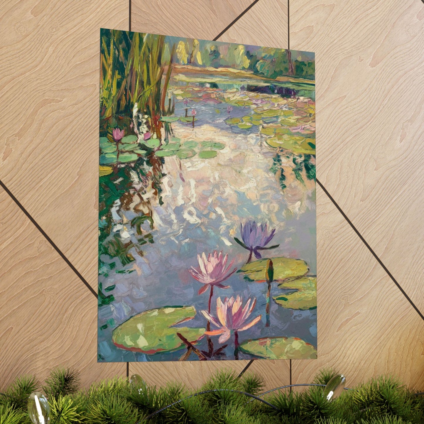 Lámina floral, decoración botánica para pared, elegante detalle para el hogar, inspiración natural, regalo para ella, decoración para amantes del arte, impresionismo