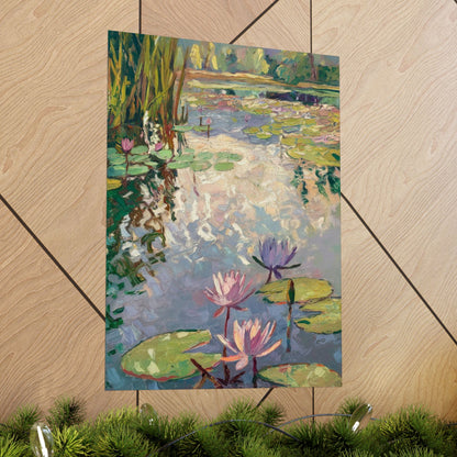 Lámina floral, decoración botánica para pared, elegante detalle para el hogar, inspiración natural, regalo para ella, decoración para amantes del arte, impresionismo