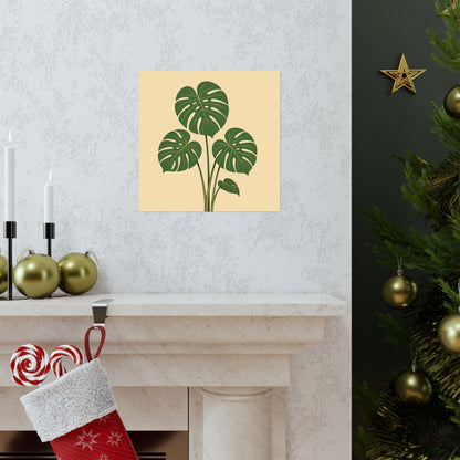 Digital download Poster Monstera Leaf Design