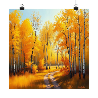 Digital download Posters - Forest at Fall Design