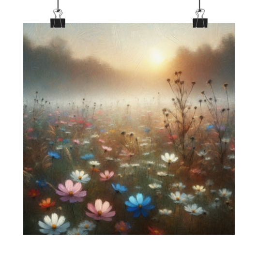 Digital download Serene Landscape Wall Art Print, Nature Decor, Floral Artwork, Home Decor, Gift for Nature Lovers, Spring Art Print