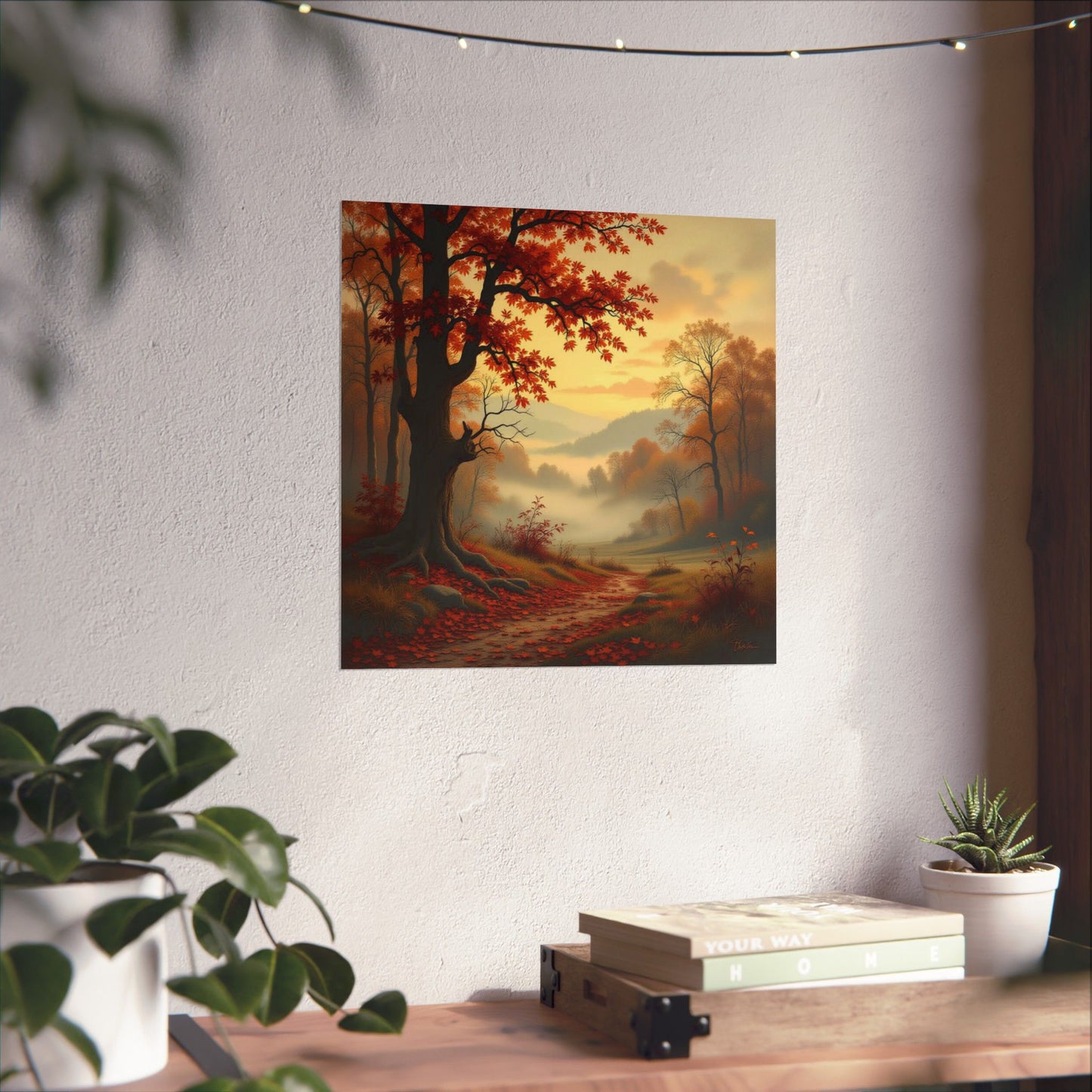 Digital download Posters - Autumn Landscape Matte Fall Decor