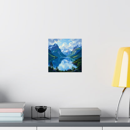 Posters - Landscape Norwegian Fjords