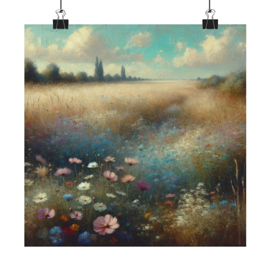 Digital download Serene Landscape Wall Art Print, Nature Decor, Floral Artwork, Home Decor, Gift for Nature Lovers, Spring Art Print