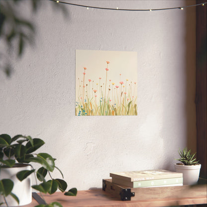 Digital download Floral Wall Art Print, Beautiful Matte Vertical Posters, Home Decor, Spring Decor, Gift for Her, Minimalist Unframed Art