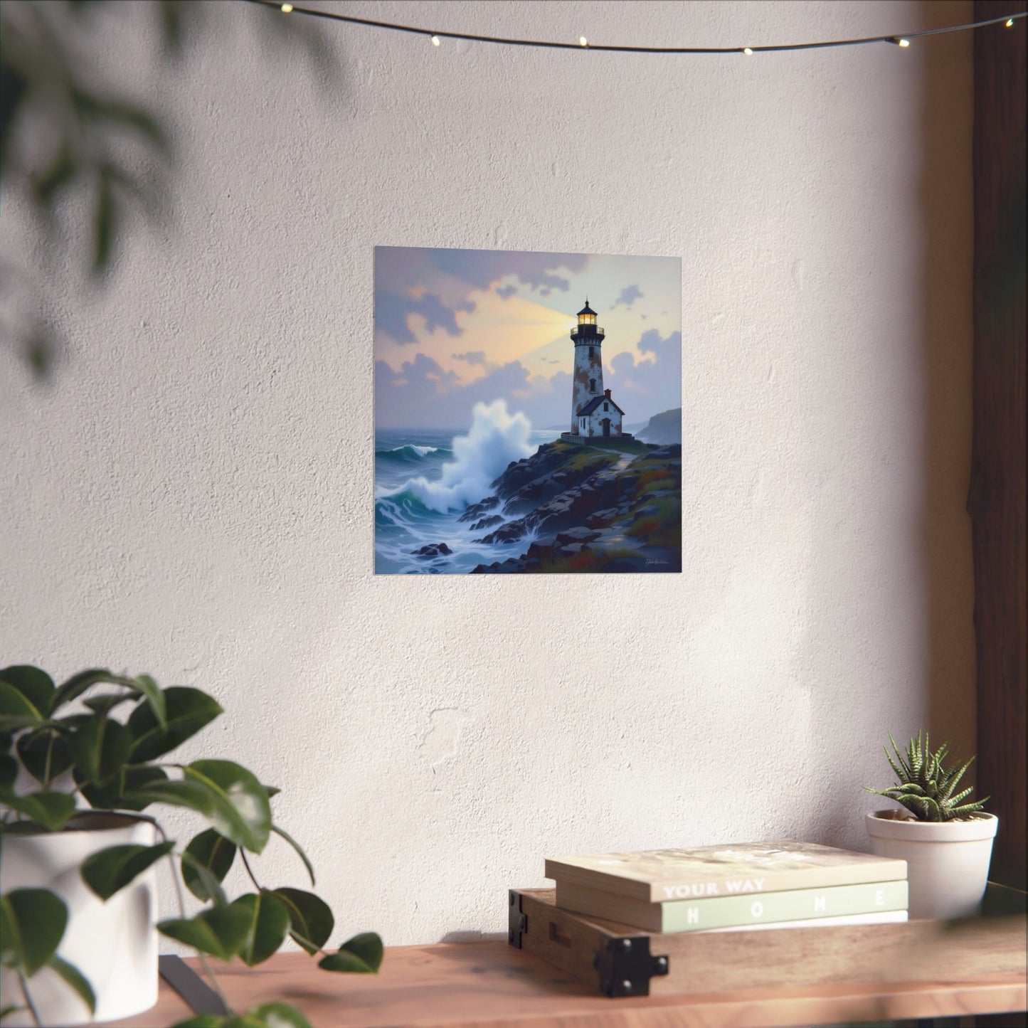 Digital download Coastal Lighthouse Poster