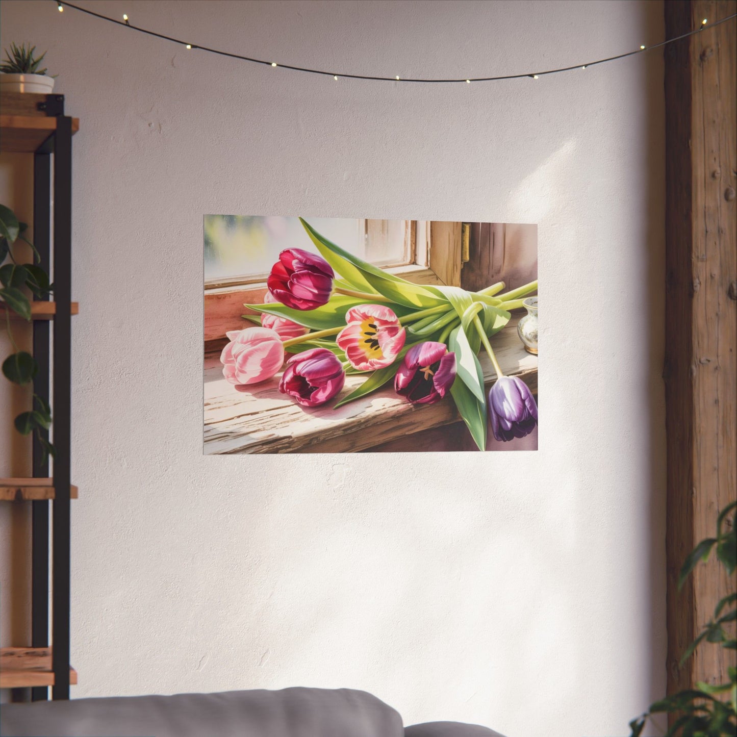 Digital download Antique Tulips Poster