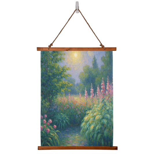 Wildflowers and sunset Monet style